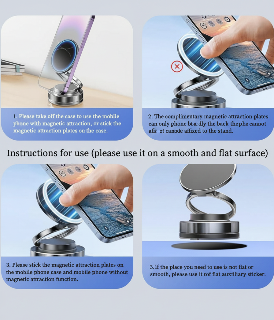 Vacuum Absorption Magnetic Bracket