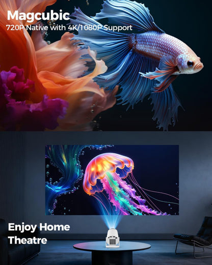 Full HD Portable Mini Projector, 4000 Lumens