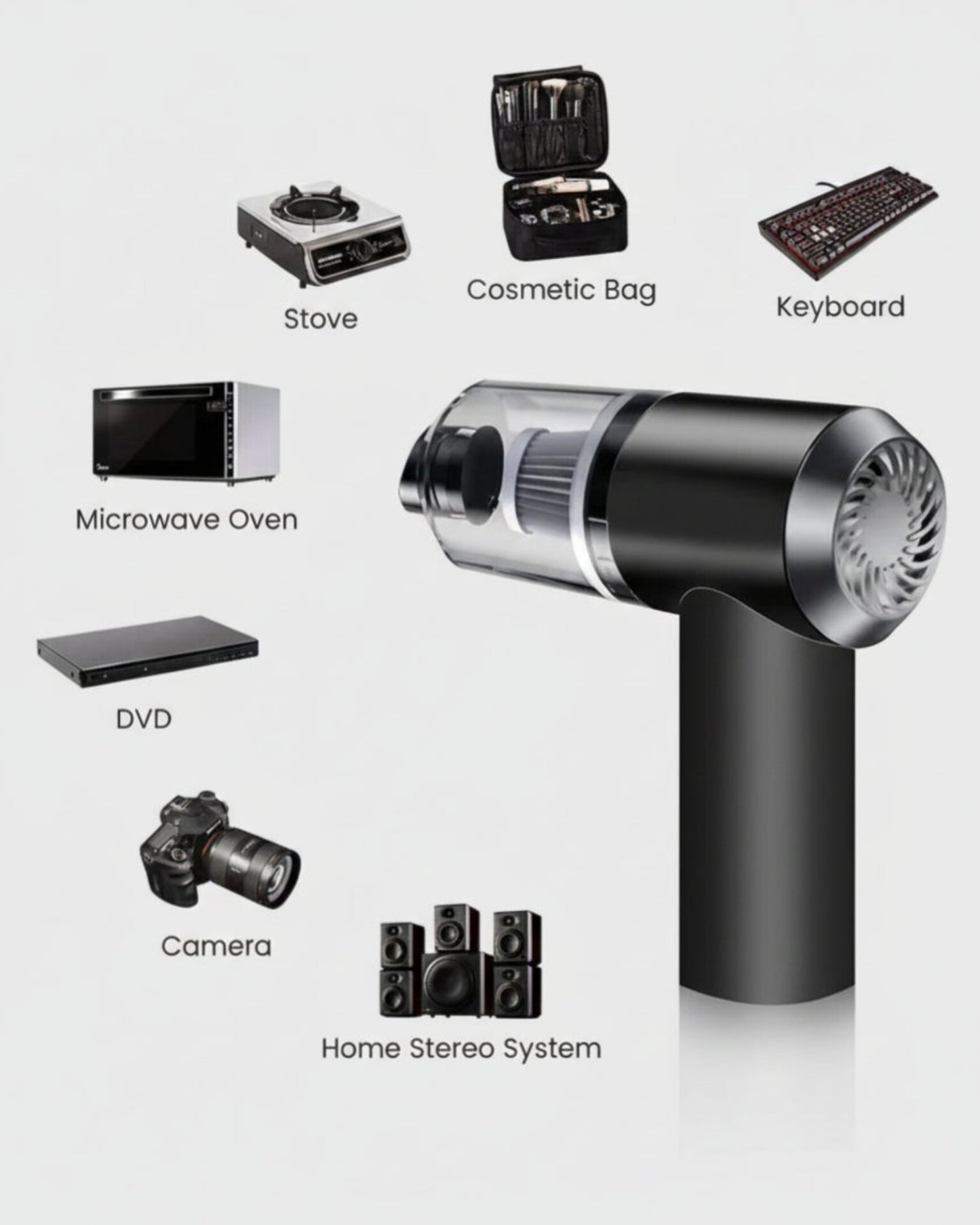 Portable Air Duster Wireless Vacuum Cleaner